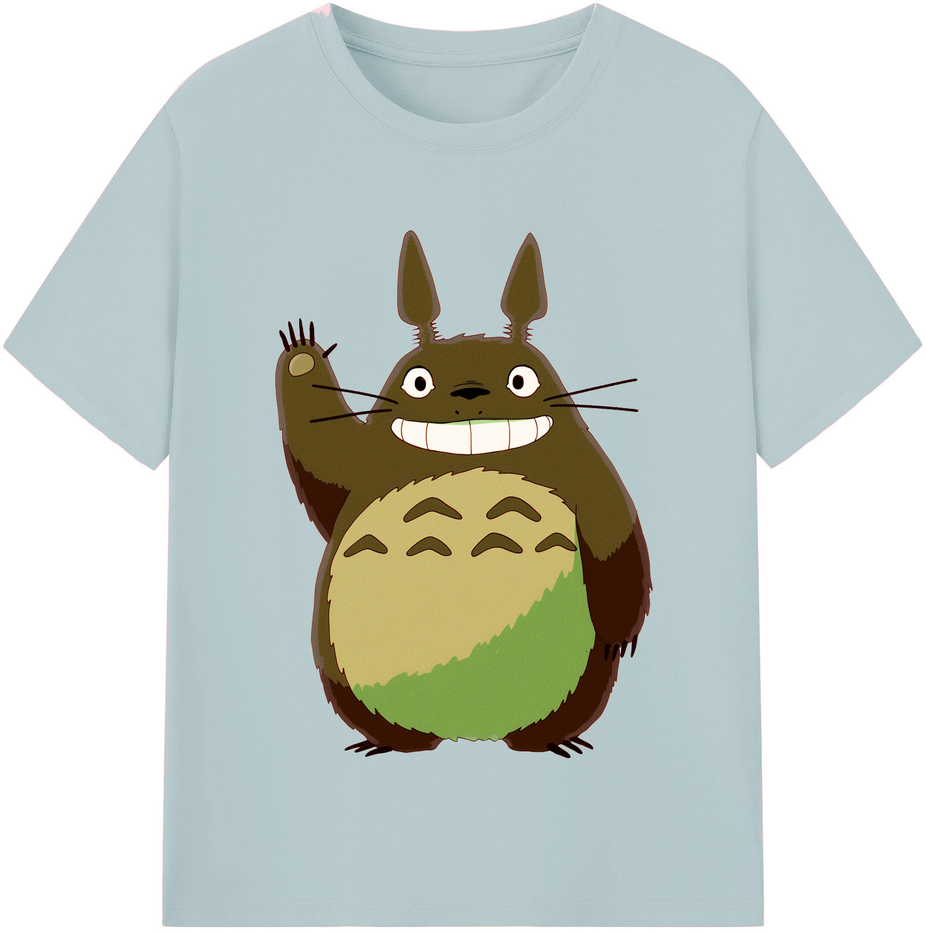 （画像用） となりのトトロ 草壁メイ 草壁サツキ My Neighbor Totoro Satsuki Kusakabe Mei Kusakabe 綿100％半袖Tシャツ（フロントプリント）
